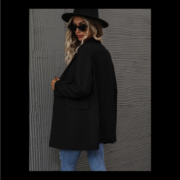 BRAND NEW Lapel Neck Double Breasted Blazer - Picture 3 of 9